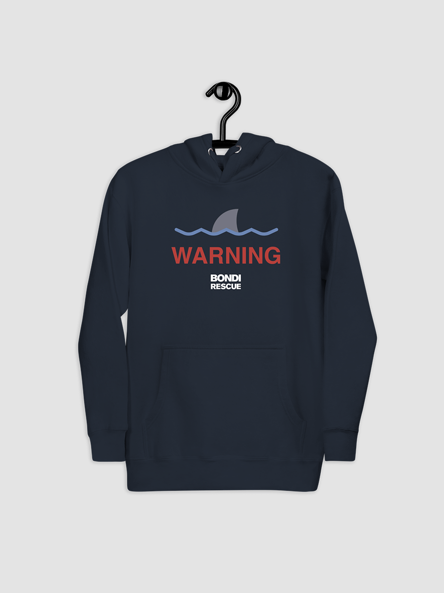 Classic Bondi Rescue Shark Warning Unisex Hoodie product image (4)