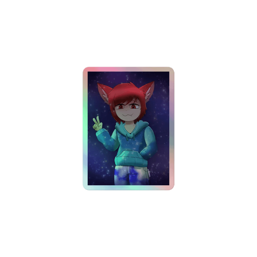 Legacy Neko Cyn - Holographic Sticker product image (1)