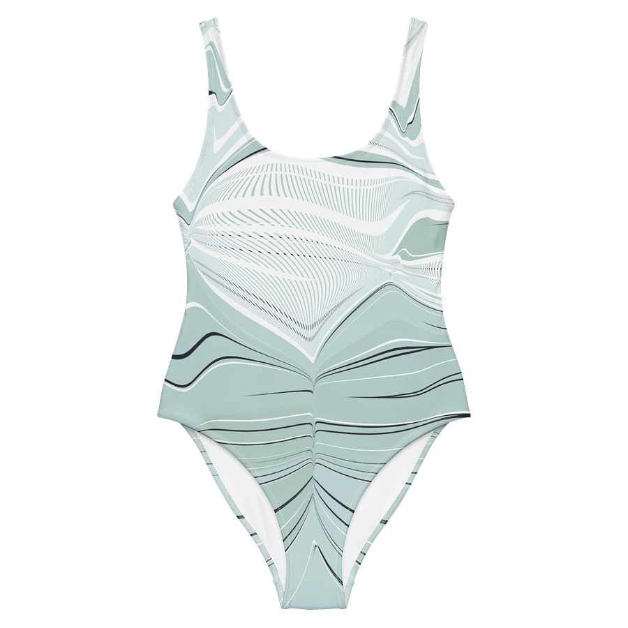 Ripple Effect Green Swimsuit product image (2)