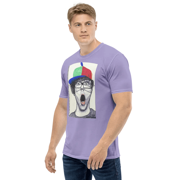 Lina's drawing Crew Neck T-Shirt Lavender product image (2)