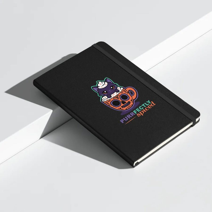 Purrfectly Spiced Hardcover Bound Lined Notebook product image (7)