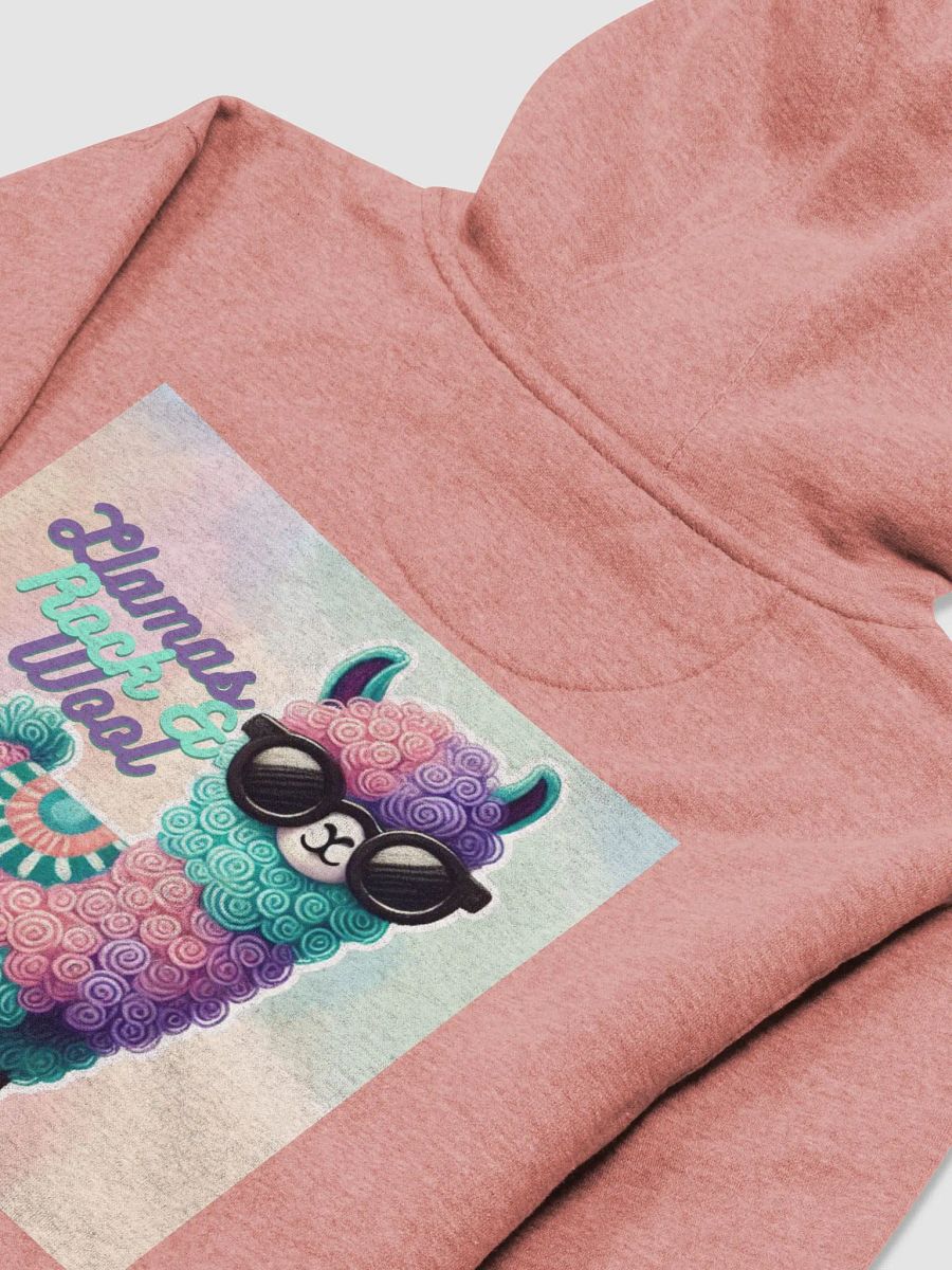 Copy of Llamas Rock & Wool (Cotton Heritage Unisex Premium Hoodie) product image (4)