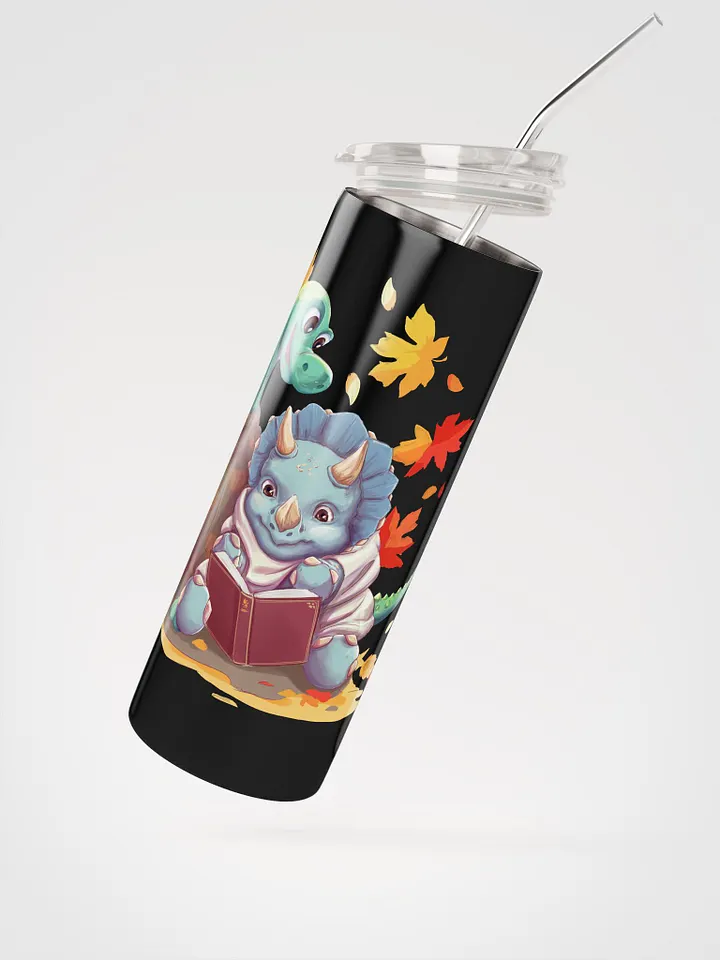 Fall Dino Water Bottle with Straw product image (3)