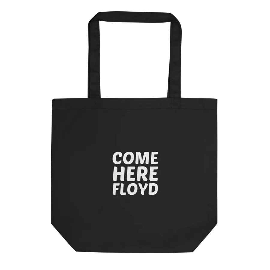 comeherefloyd BIG LOGO Cotton Tall Tote Bag product image (1)