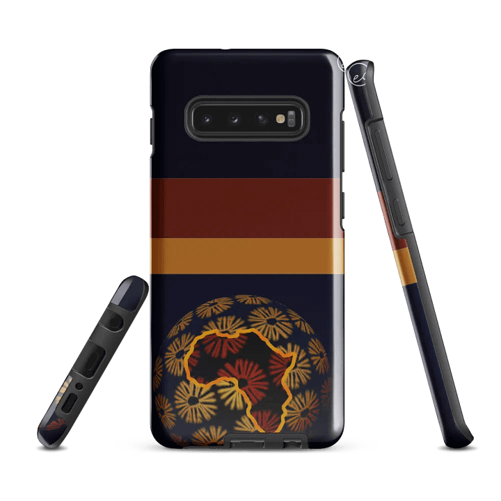 African Floral Globe Samsung Tough Case product image (2)