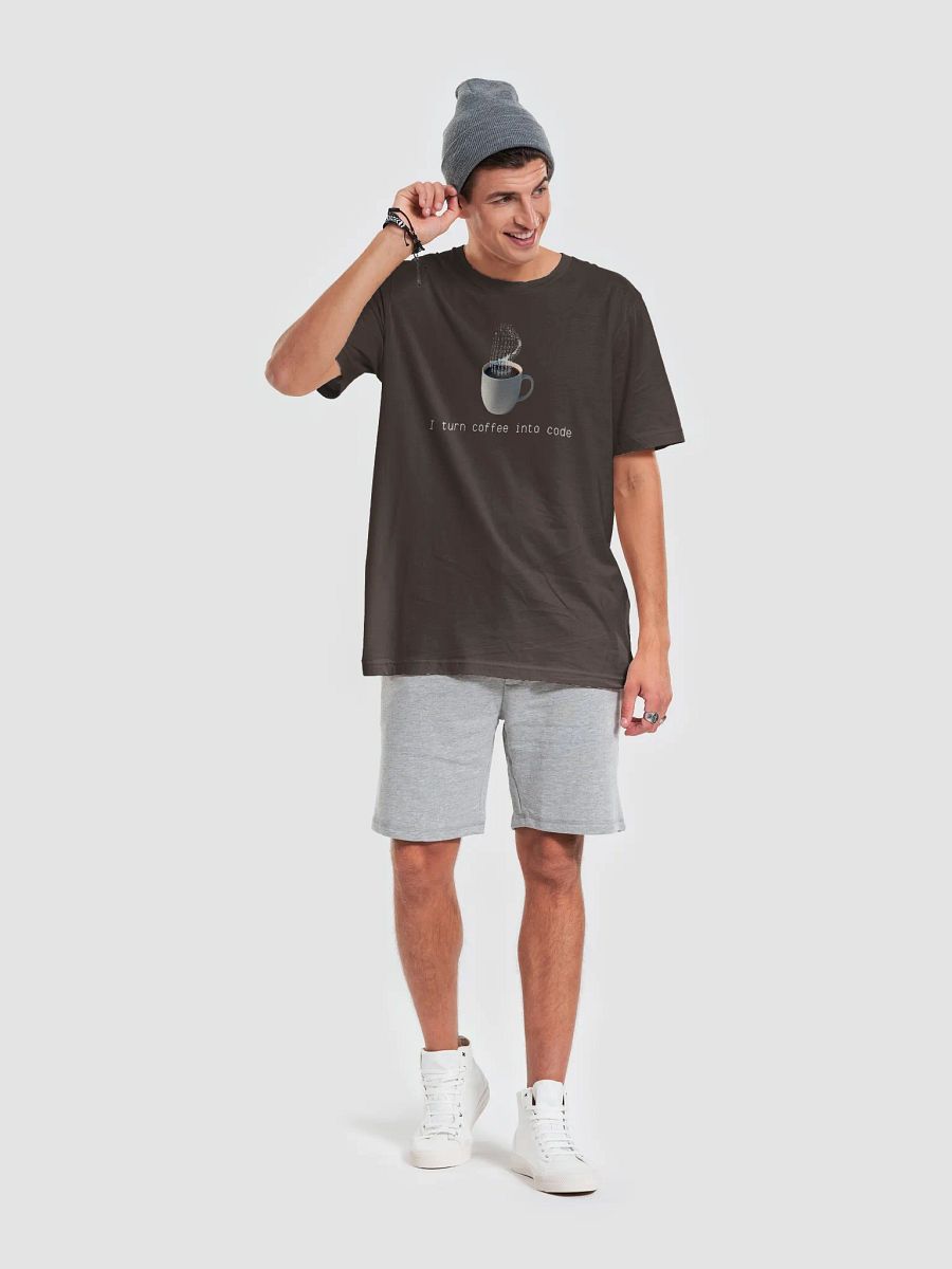 "I turn coffee into Code" T-Shirt product image (5)