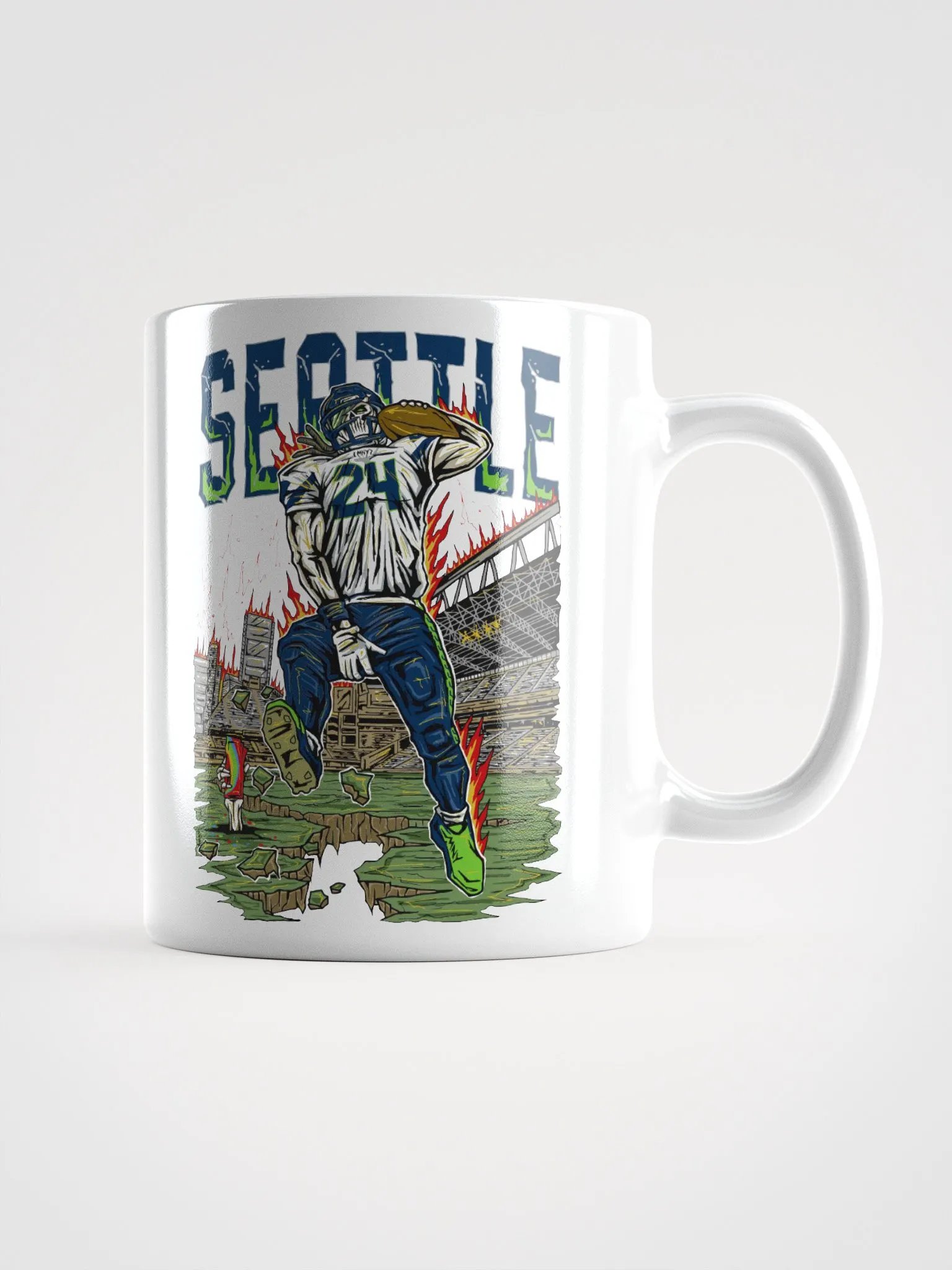 Seattle, Welcome to Football Mug product image (3)