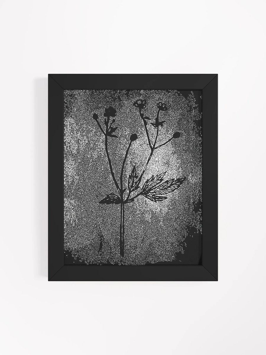 Botanical Serenity Framed Poster - Wild Flowers Dark Stylish product image (12)