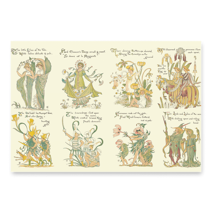 Flora’s Feast" Vintage Floral Wrapping Paper – Redesigned by Dr. Mac product image (1)