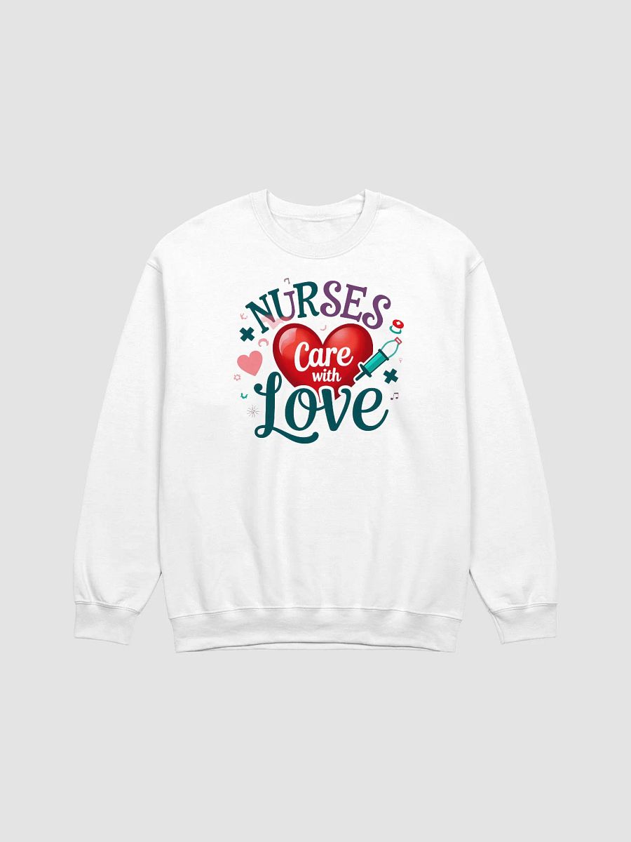 Nurse Love & Care Crewneck Sweatshirt product image (2)