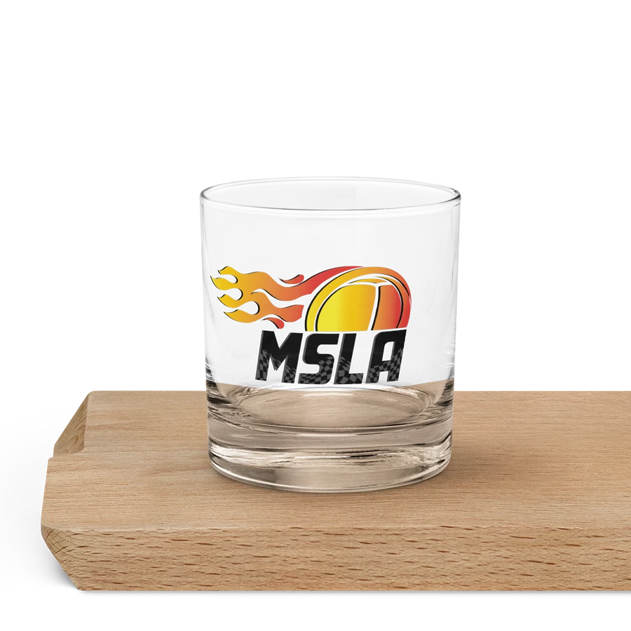 MSLA Logo Rocks Glass product image (6)