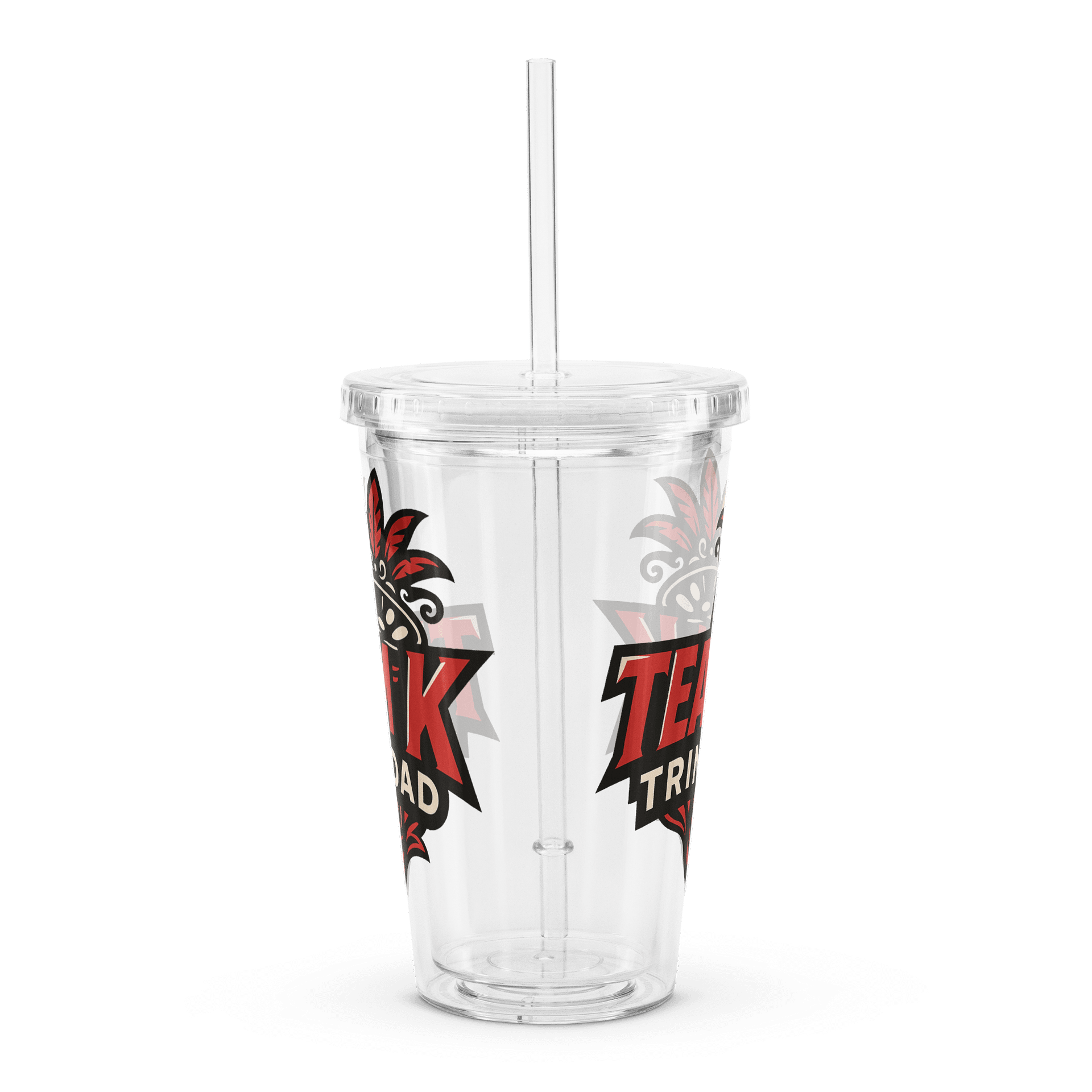 TEAM K TRINIDAD Clear Plastic Tumbler product image (4)