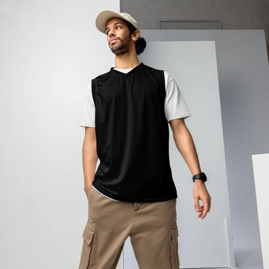 Default All-Over Print Recycled Unisex Basketball Jersey product image (5)