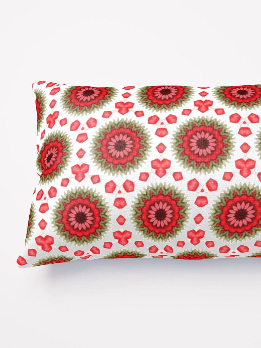 Red Green & White Daisy Pillow product image (3)