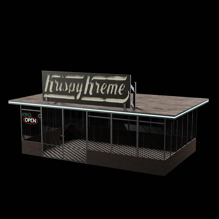 KRISPY KREME SHOP 3D MODEL product image (1)