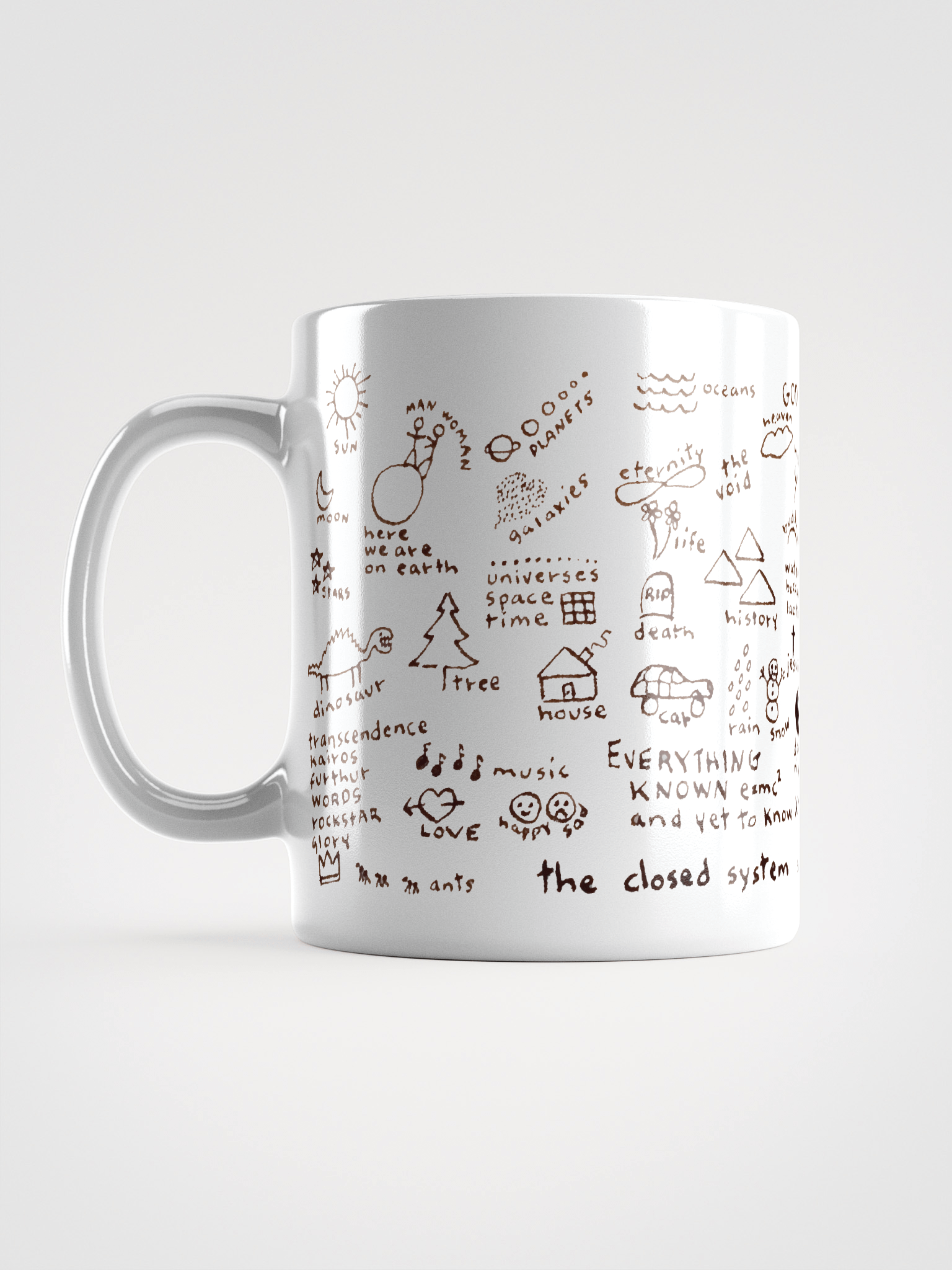 The Closed System White Glossy Mug product image (6)