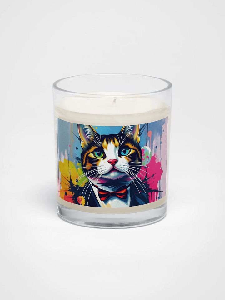 Pop Art Cat Soy Wax Candle product image (1)