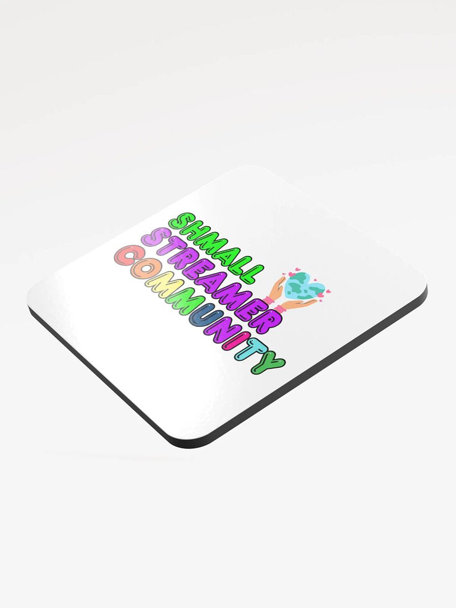Shmall Streamer Community Glossed Cork Coaster product image (3)