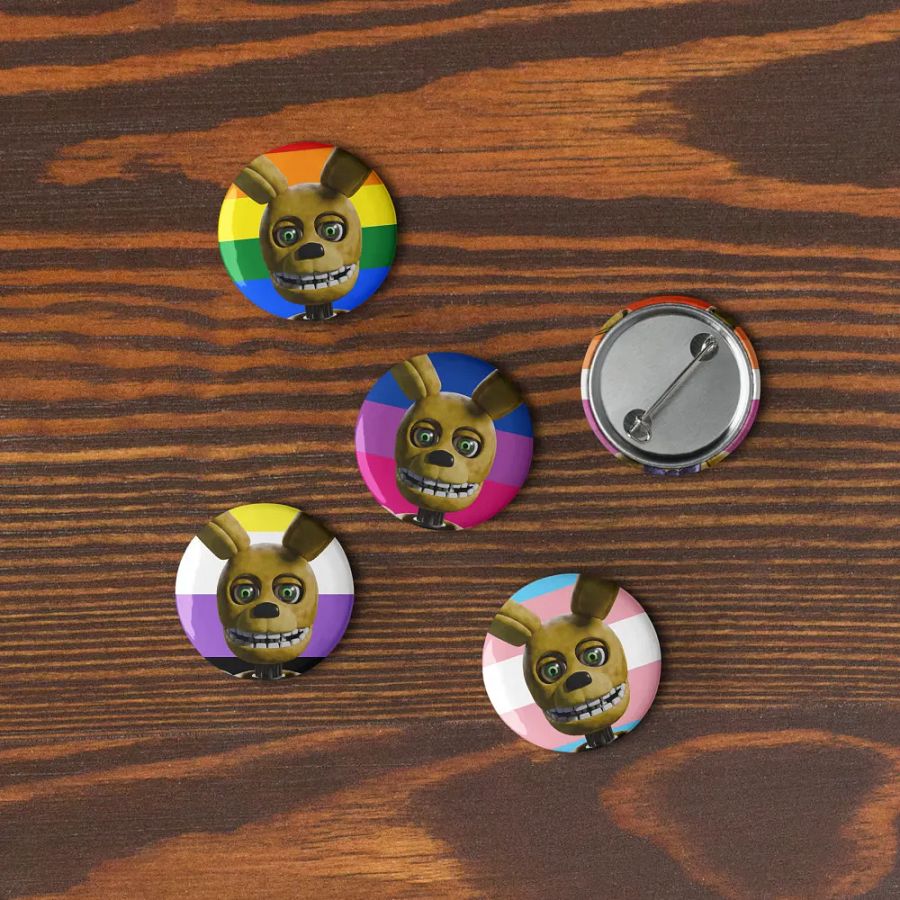 Springy Bright Pride Pins! (Set 1) product image (2)