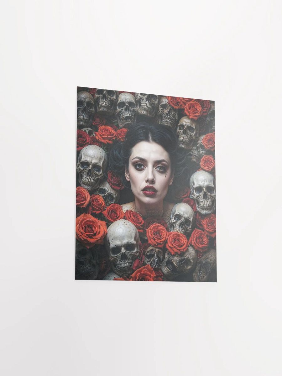 Gothic Skulls and Roses Matte Poster product image (38)