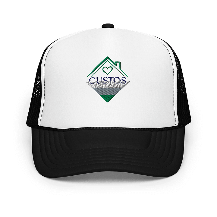 CUSTOS Heart Logo Foam Trucker Hat product image (1)