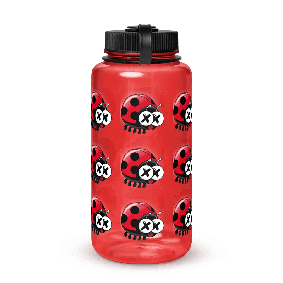 Ladybug Sees You Getting Dehydrated Wide Mouth Water Bottle product image (4)