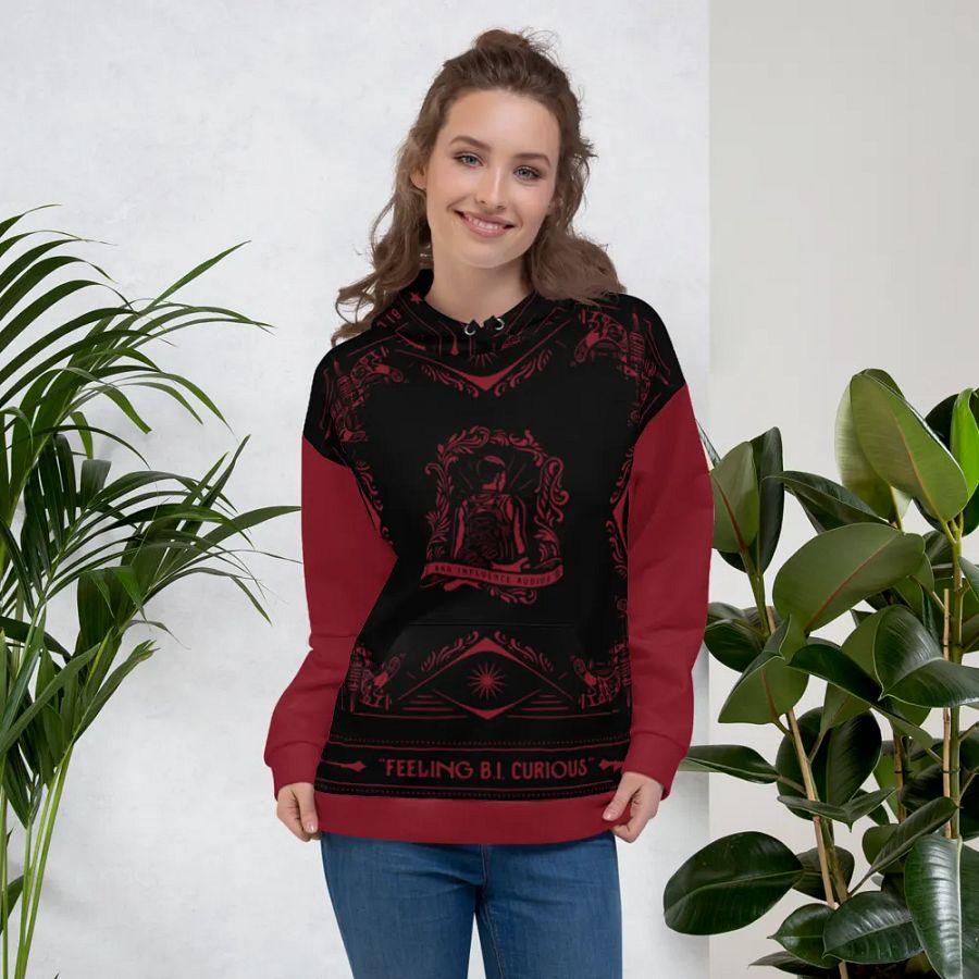 "Feeling BI-Curious" Bandana Hoodie product image (5)