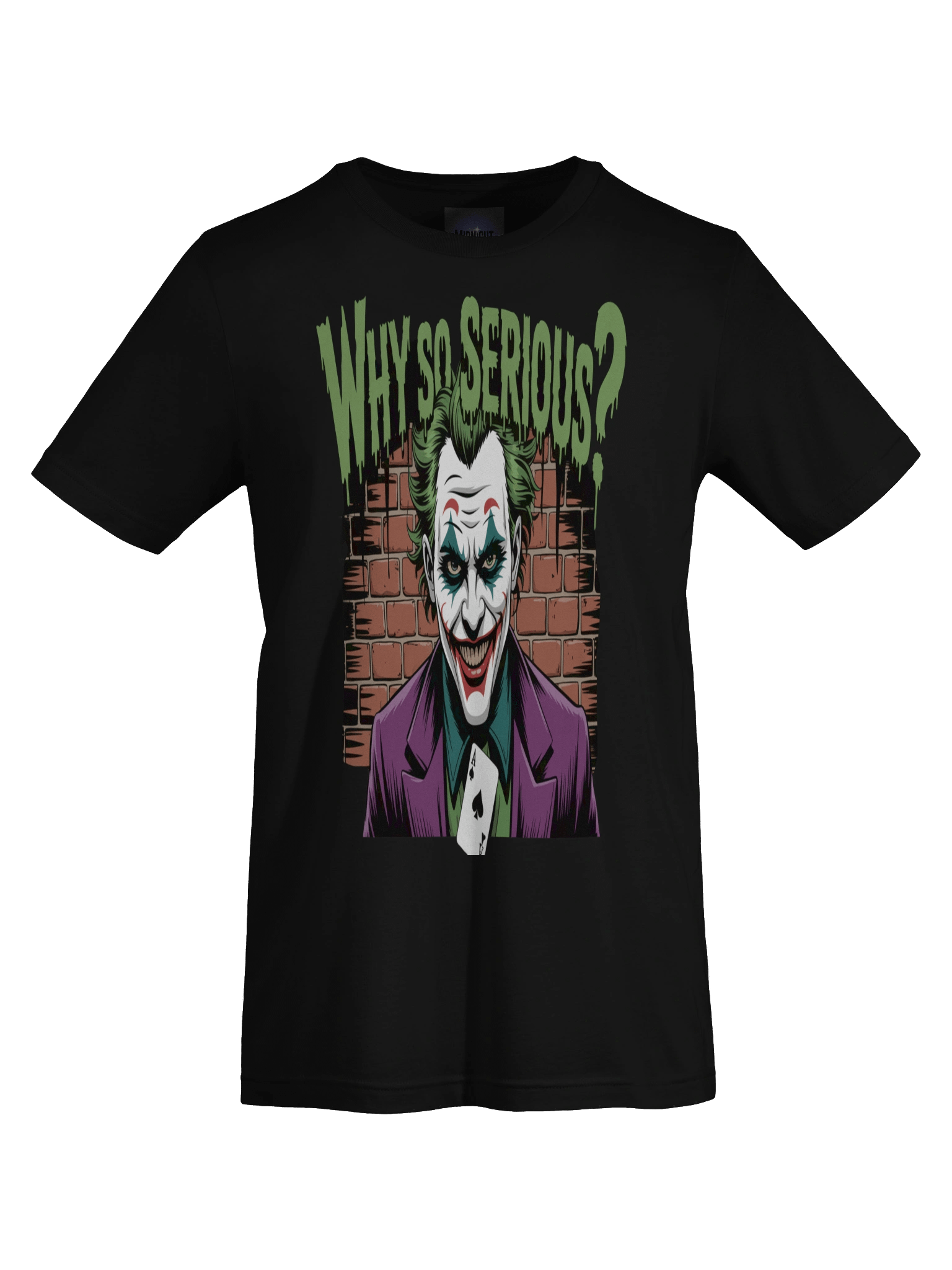 Joker 'Why So Serious?' Graffiti Wall Supersoft T-Shirt product image (1)