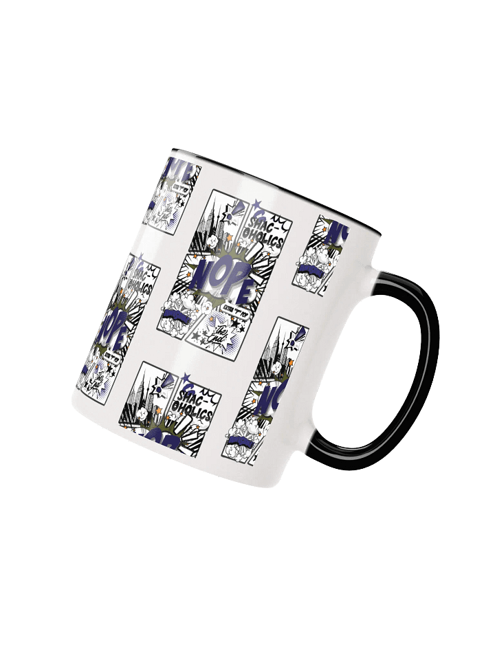 Shac-oholics Comic Blast Mug - Dark Blue 