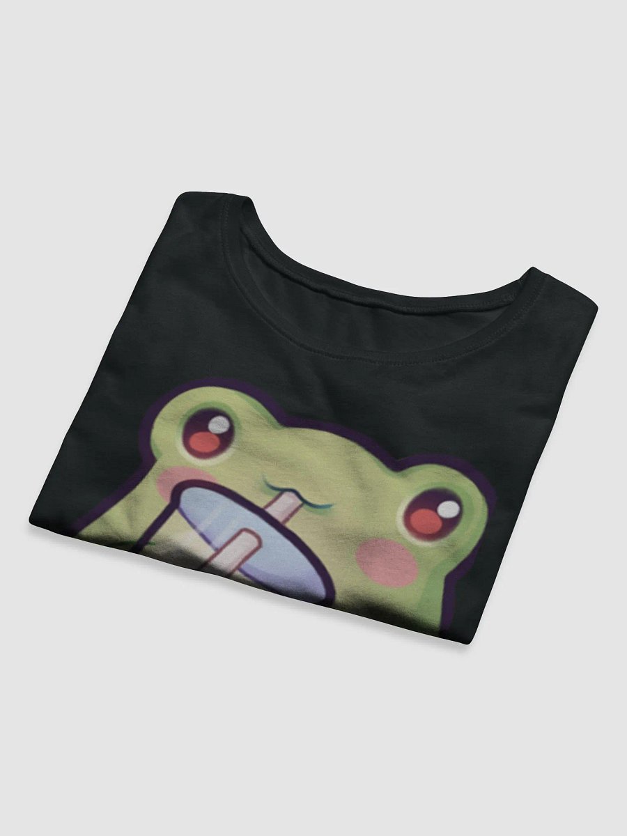 Whimsical Frog Boba Tea Crop Tee product image (8)