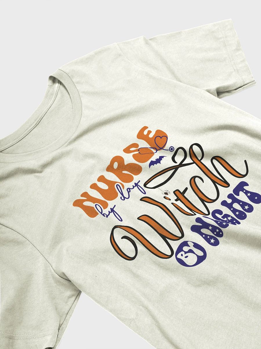 Nurse By Day, Witch By Night Halloween T-Shirt | Spooky & Fun Tee for Healthcare Heroes product image (27)