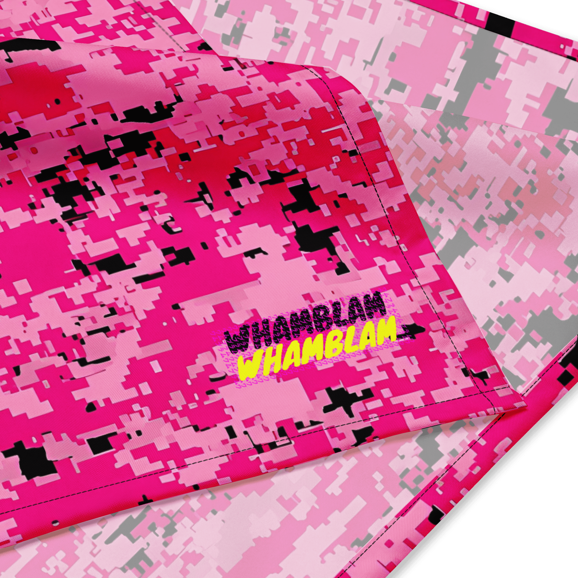 Pixel Pink Camo All-Over Bandana product image (4)