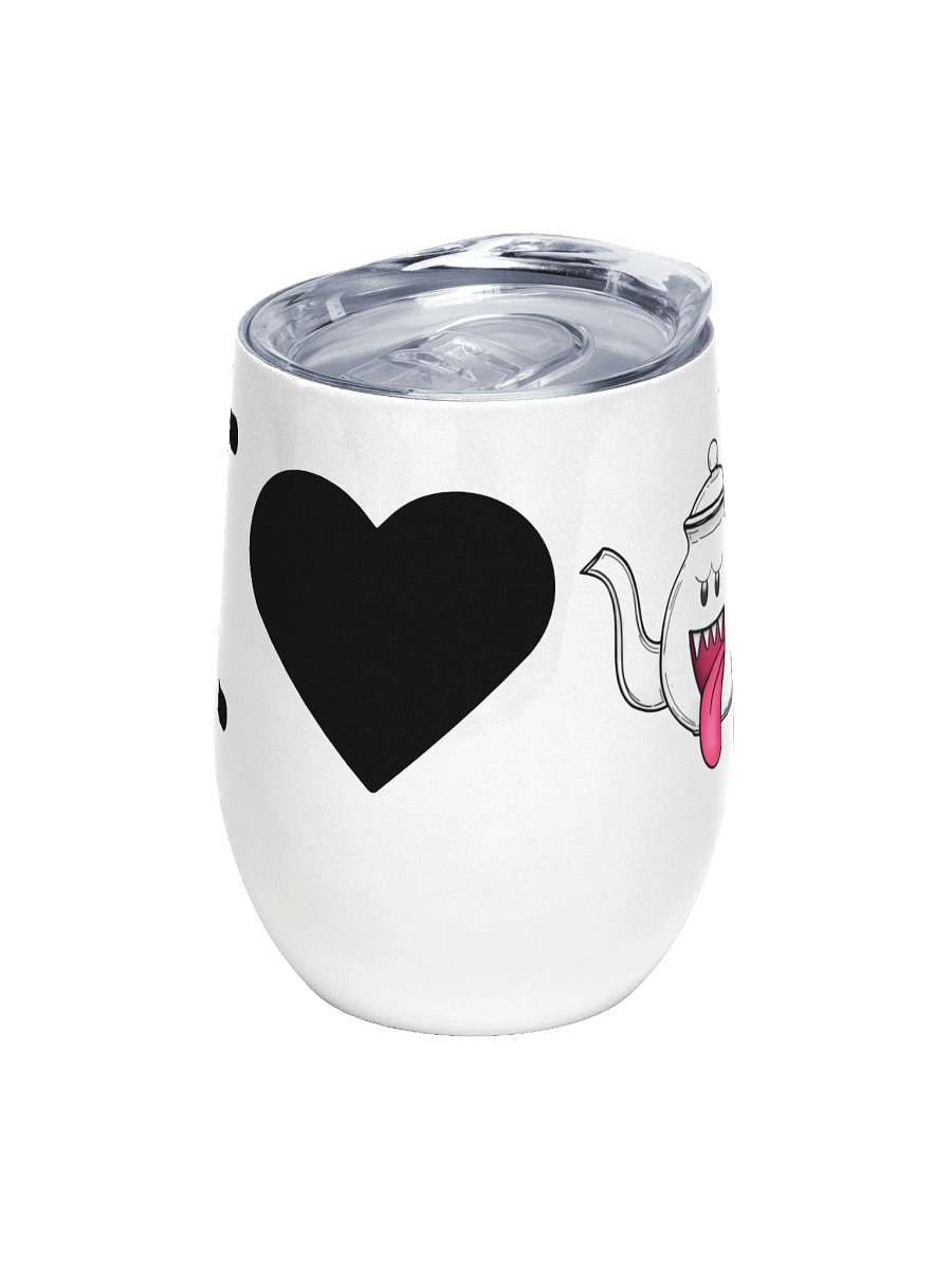 I Love Boo-Tea Stainless Steel Wine Tumbler product image (1)