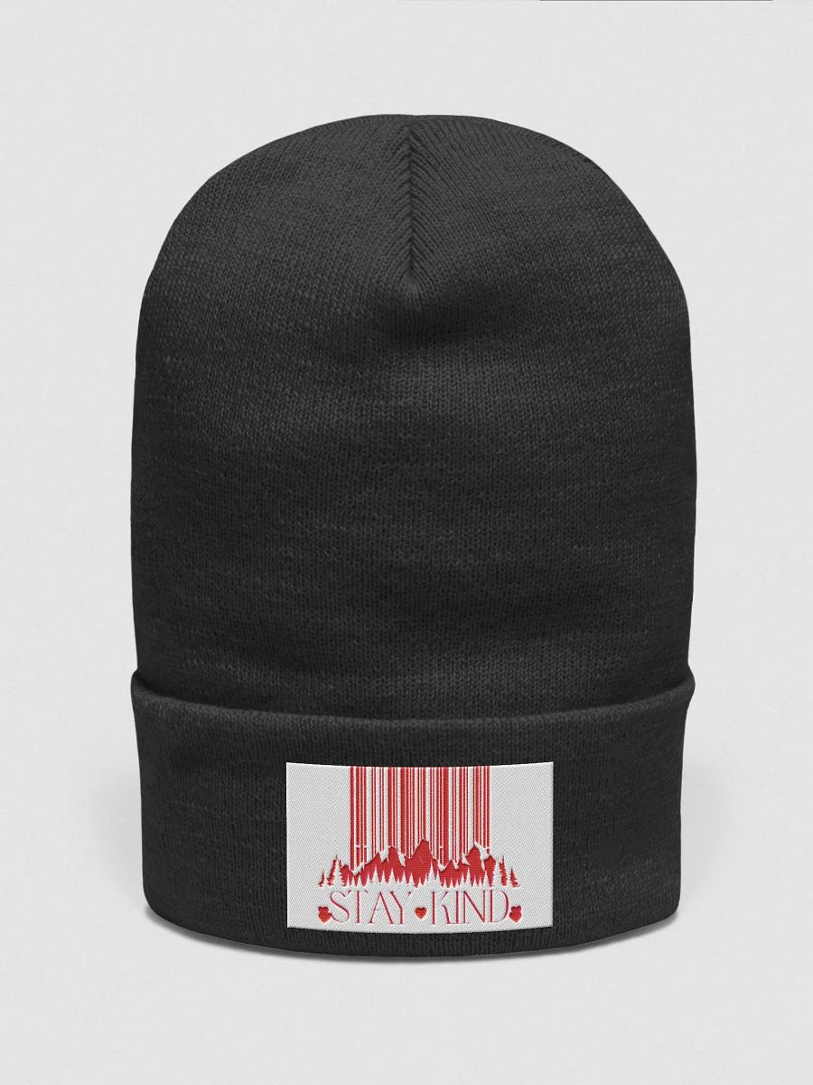 STAY KIND Barcode Mountains Beanie product image (2)