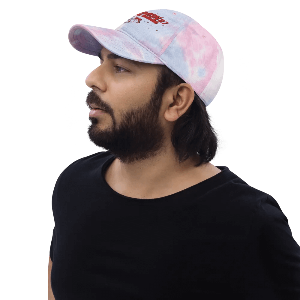 Mtman Red Embroidered Tie Dye Cap product image (10)