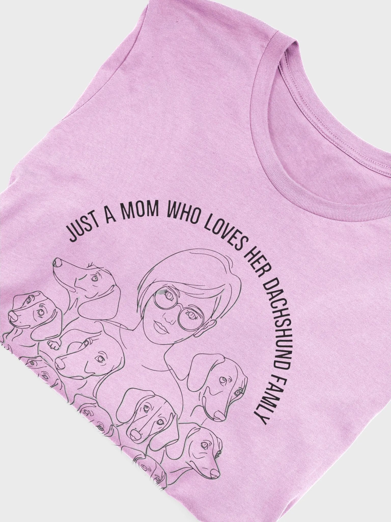 Just a Mom Who Loves Her Dachshund Family T-Shirt product image (5)