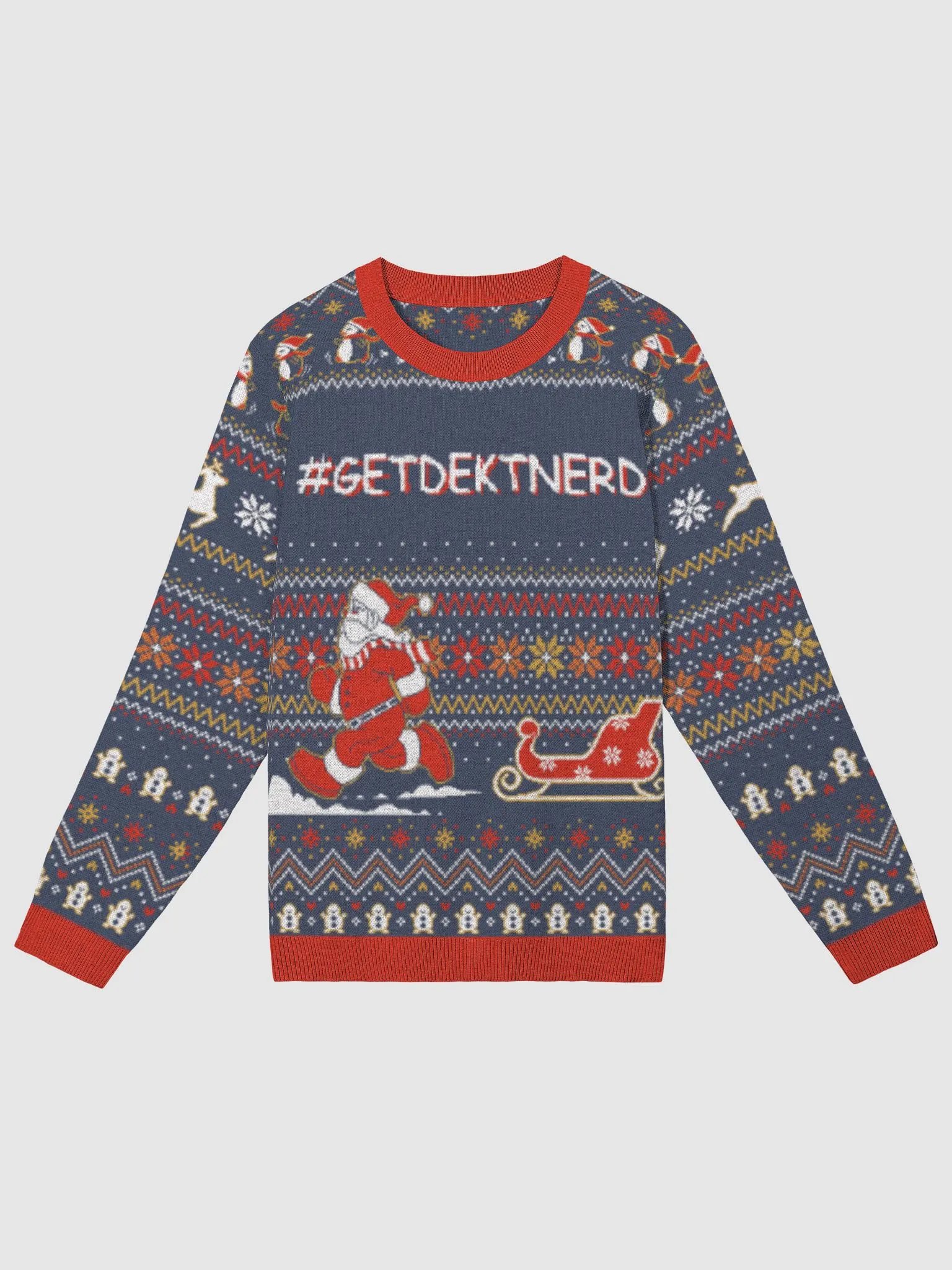 #GETDEKTNERD Christmas Sweater(Santa) product image (1)