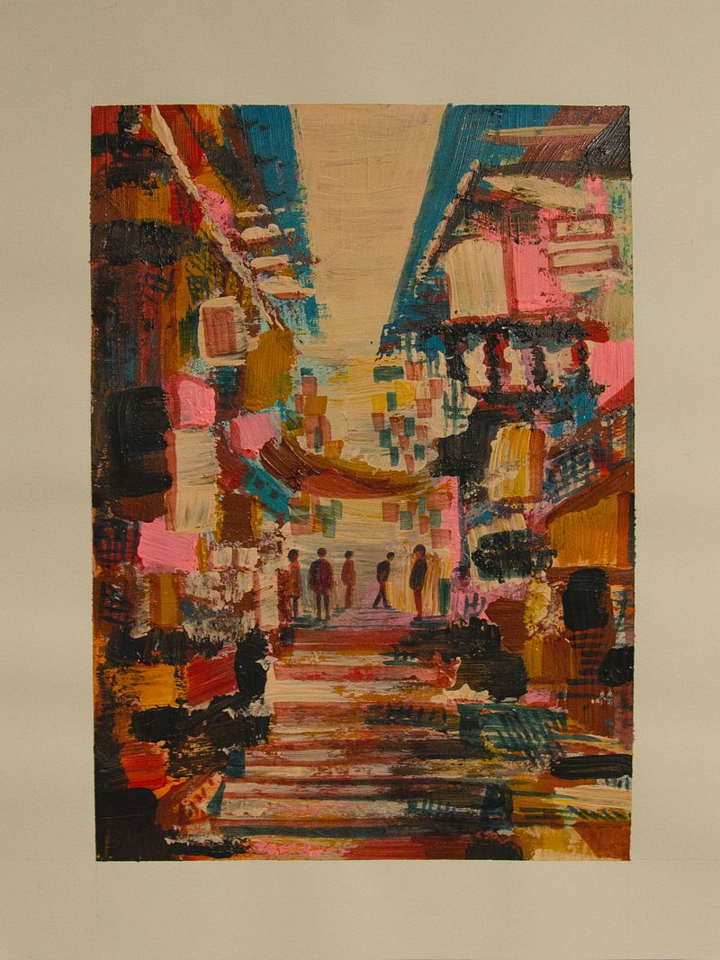 Market Stairs: High Stalls