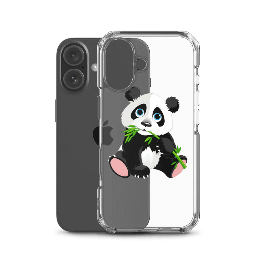 Panda Munch iPhone® Clear Case product image (50)