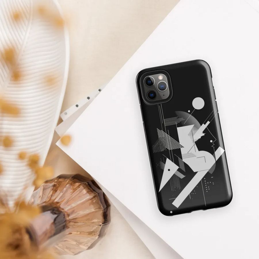 Abstract Persona 001 (Black) (Iphone Tough Case) product image (5)
