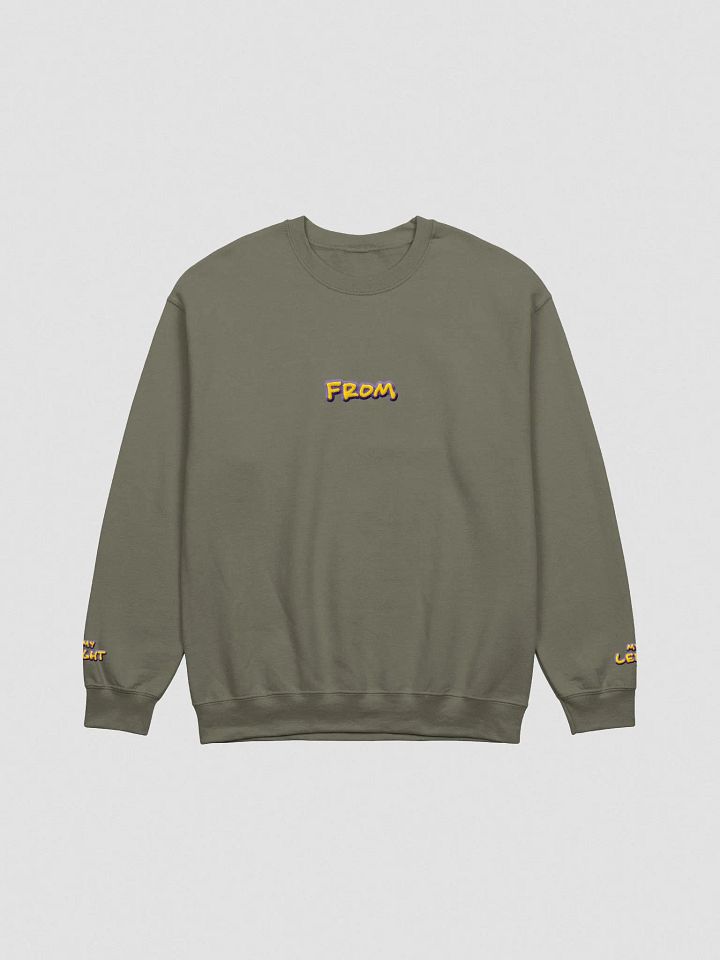my left from my right embroidered crewneck (TULIP DESIGN) product image (2)