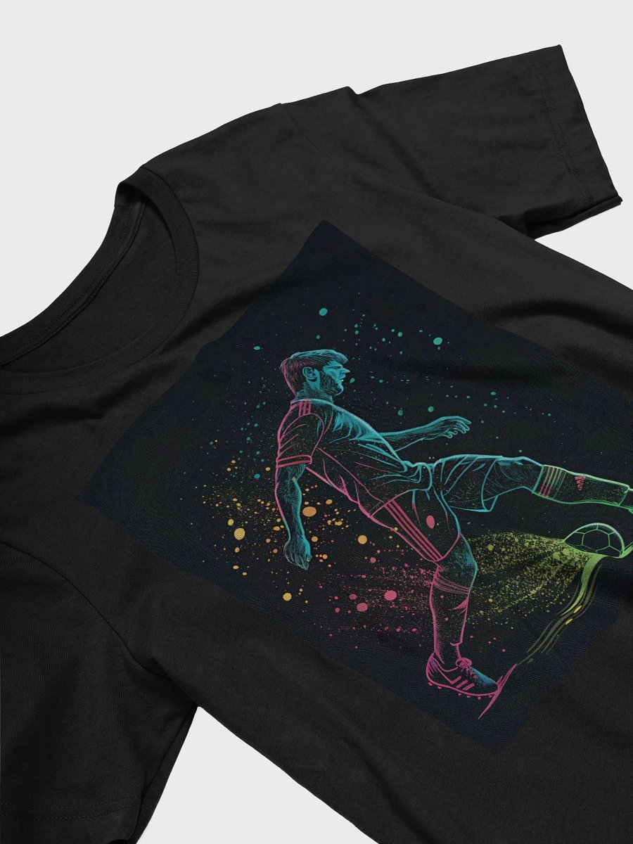 Neon Motion Soccer Player T-Shirt product image (24)