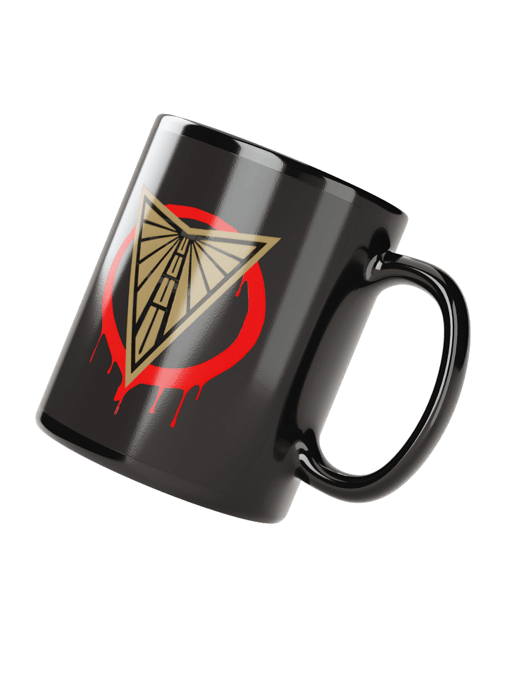 "V" for Valkyries Black Coffee Mug product image (4)