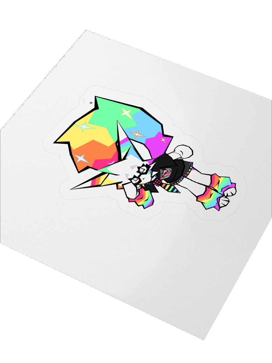 glitter leaning sticker product image (9)