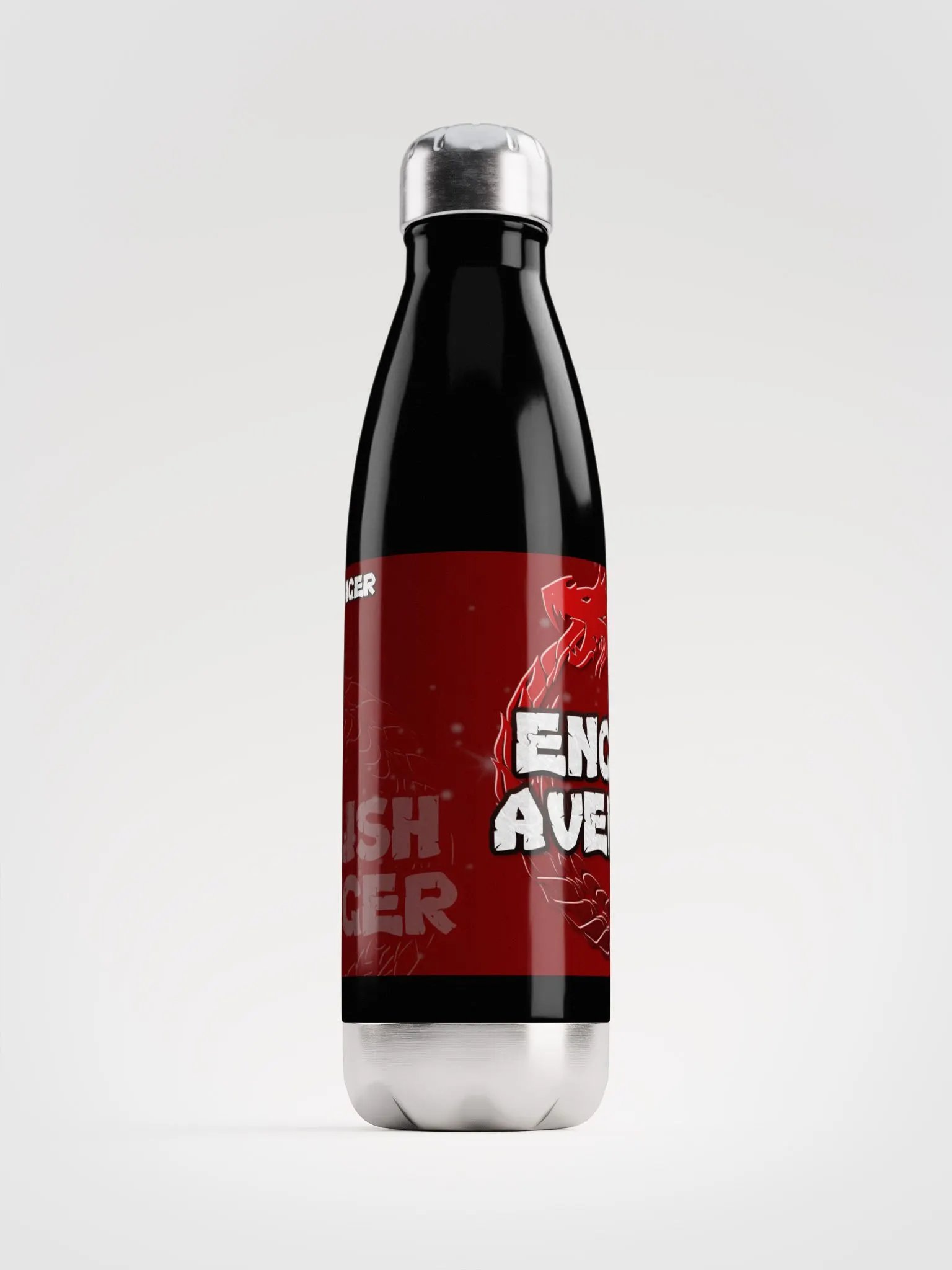English Avenger Channel Logo Graphic Water Bottle product image (1)