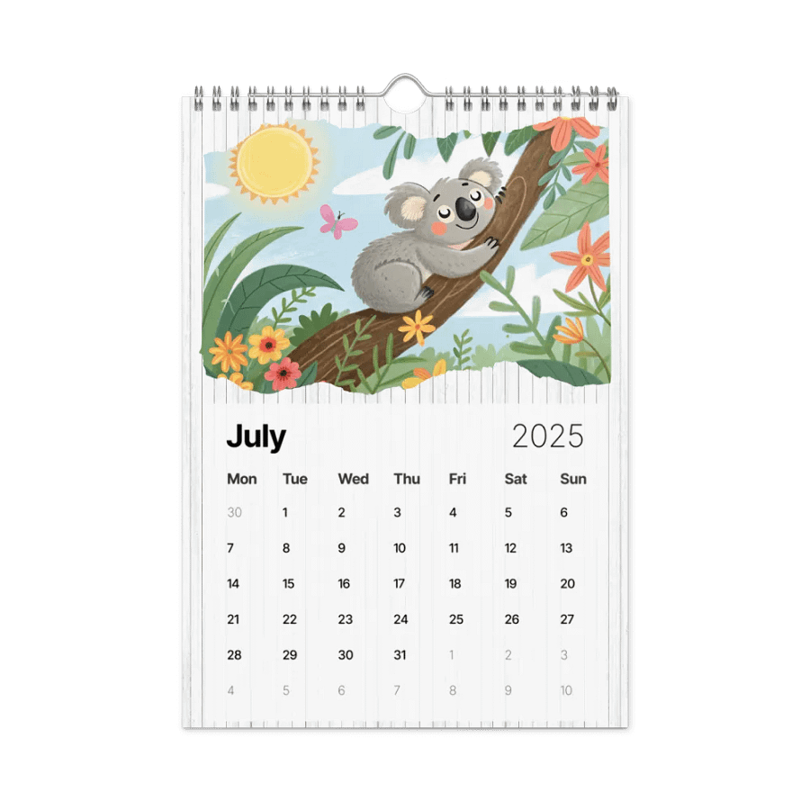 ADORABLE ANIMALS WALL CALENDAR 2025 product image (7)