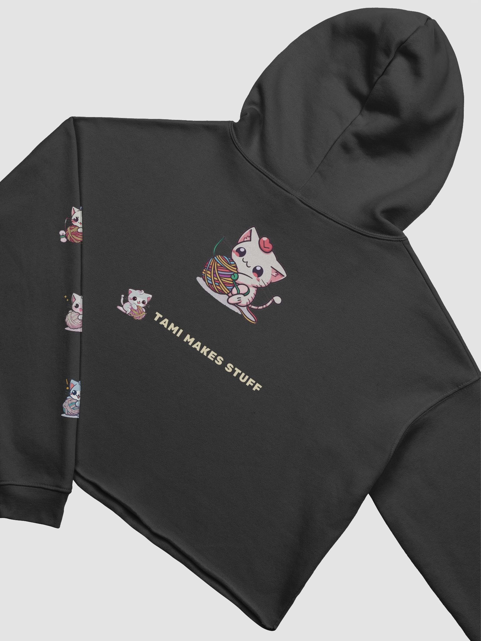 Tami Makes Stuff Crop Top Hoodie product image (6)