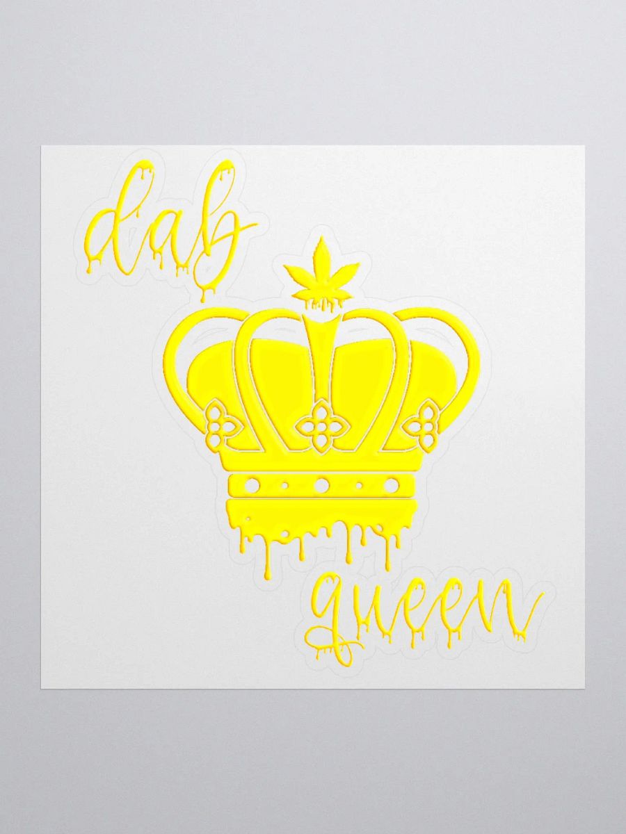 Dab Queen Kiss-Cut Sticker product image (1)