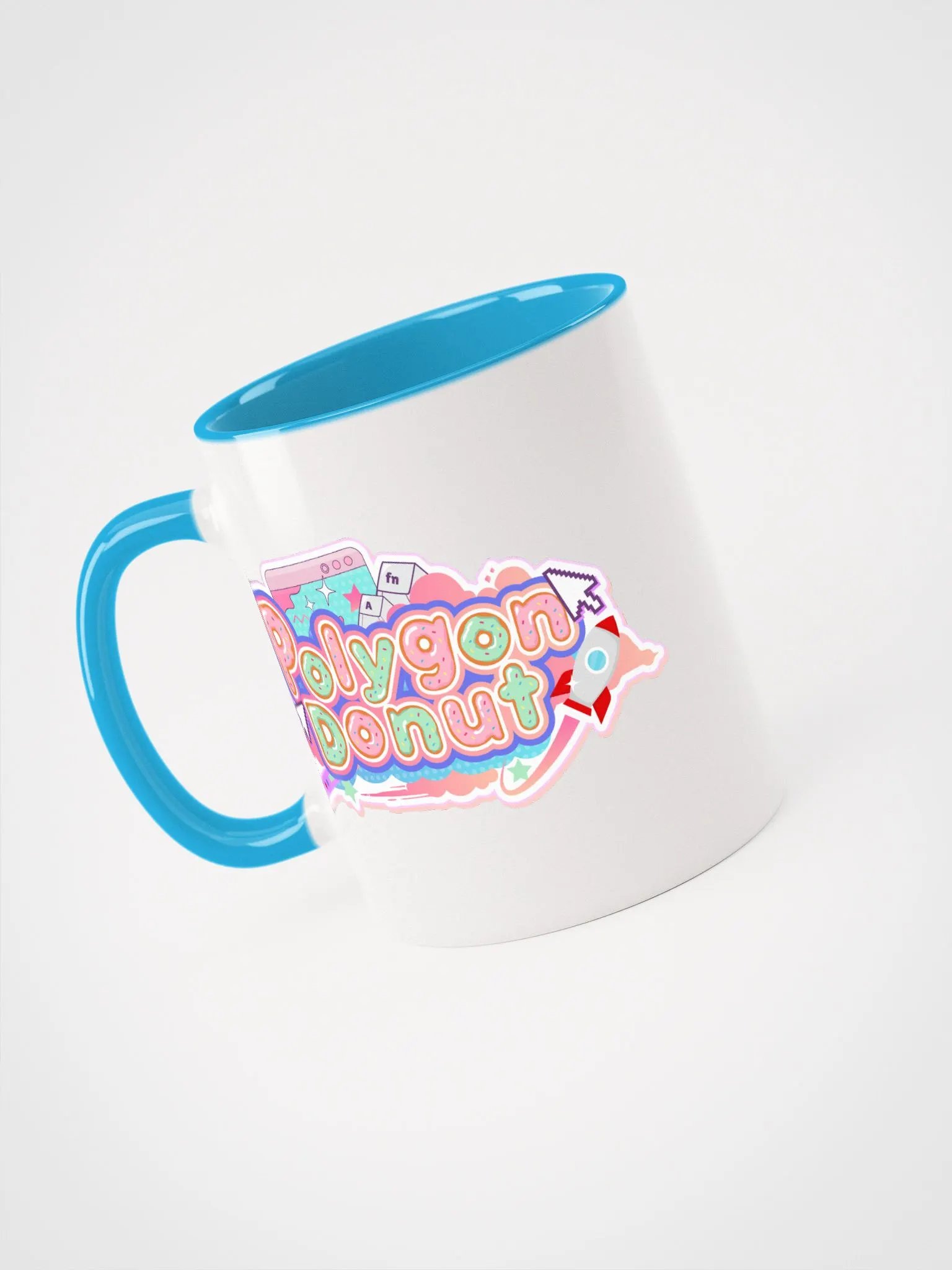 Polygon Donut Logo Colored Mug product image (7)