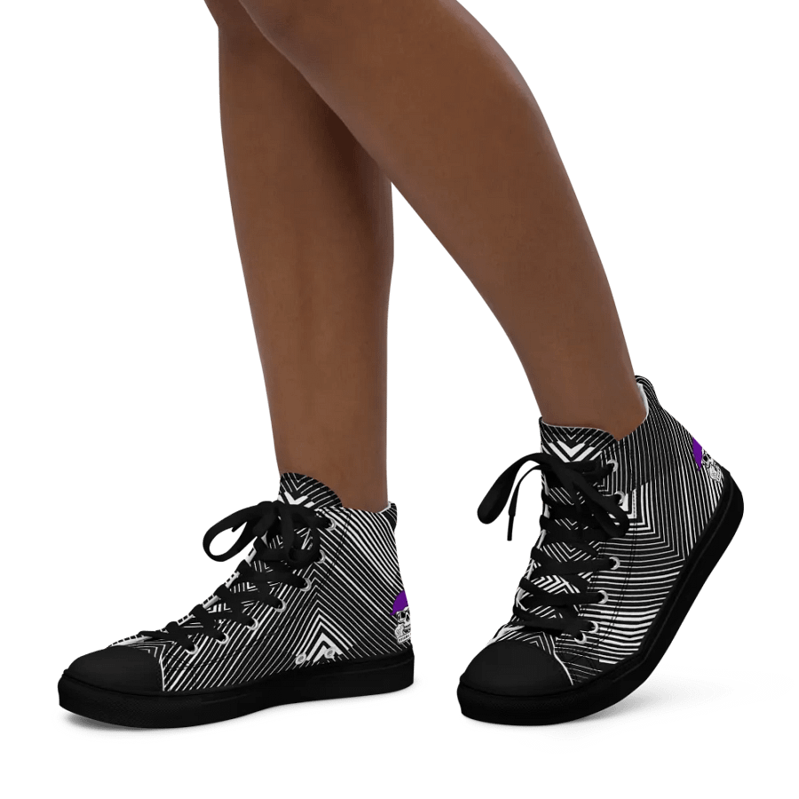 Enigma Nation Women's High Top Canvas Shoes product image (2)